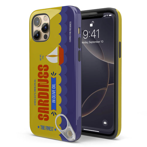 Personalized Retro Sardines Tin Can iPhone Case